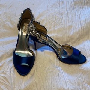 Badgley Mischka Blue gorgeous heel